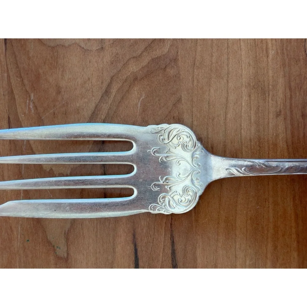 Vintage Rockford S.P. Co. 1910 Orange Blossom Silver Plate Cold Meat Serving For